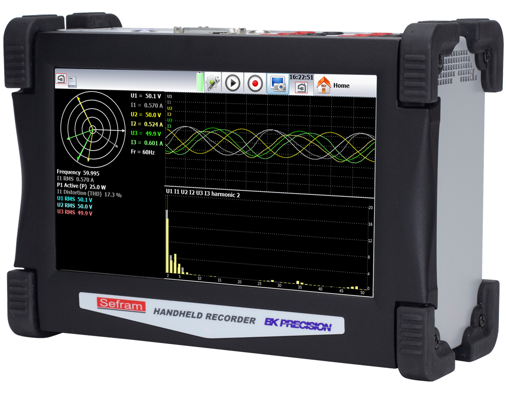 SEFRAM DAS60 power Data logger 6ch