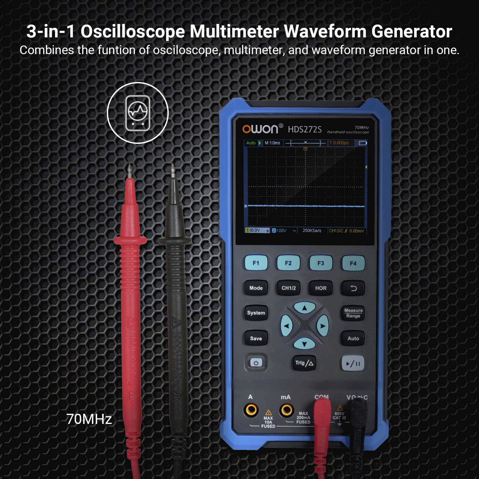 OWON HDS272S สโคปมิเตอร์