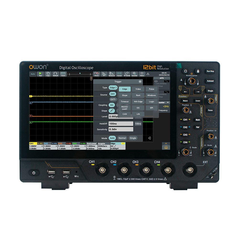 OWON ADS4000 Series digital oscilloscope