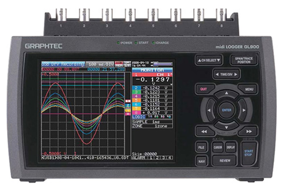 Graphtec GL900-4 4 ch Hi-Speed midiLogger